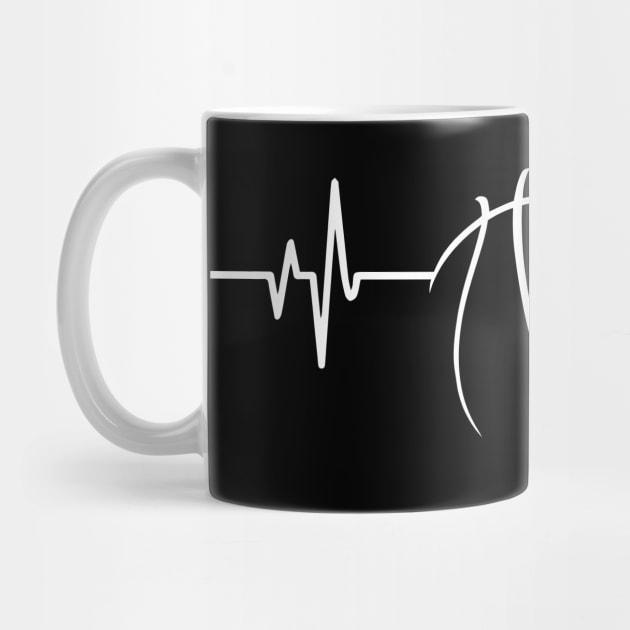 Basketball heartbeat - Cool Funny Basketball Lover Gift by DnB